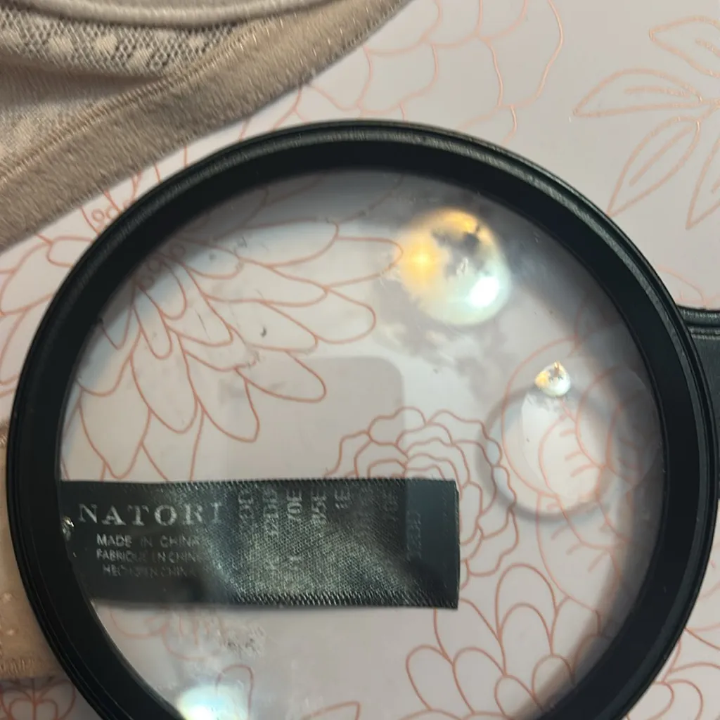 Natori Pink Lace Adjustable Bra Size 32DD Coquette Girl  Feminine Lace Fairycore - Image 7