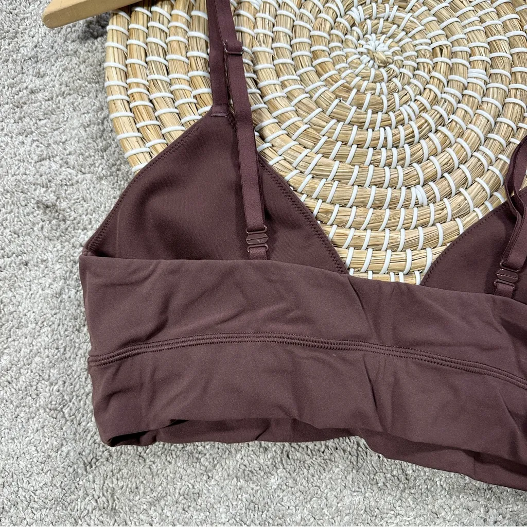 Inlyric Women’s Inbarely Outwear Longline Triangle Bralette in Brown Size L Size L - Image 6