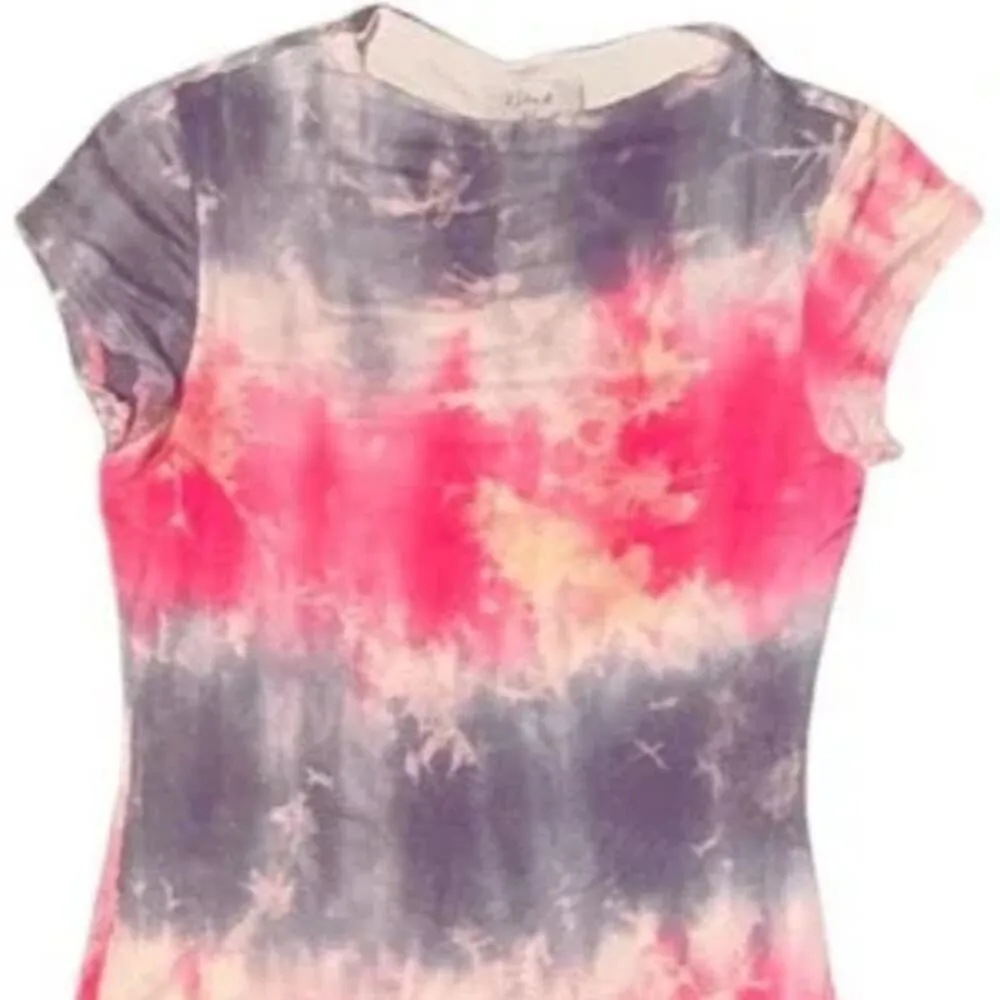 Black Bead Womens Short Sleeve Stretch Bodycon Lined Mini Dress, Tie Dye S - Image 4