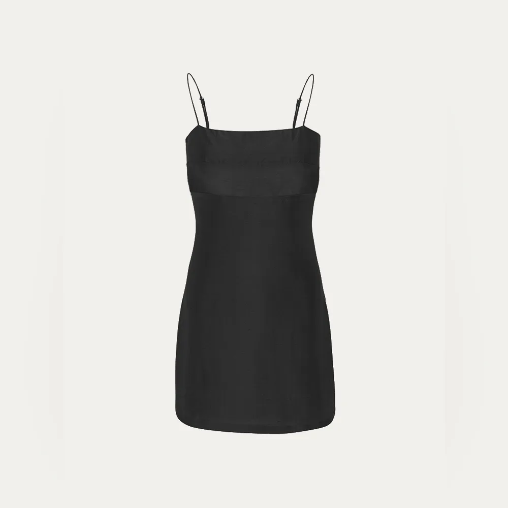 Realisation Par Christy Black Silk LBD Mini Dress- Still Full Price - Image 4