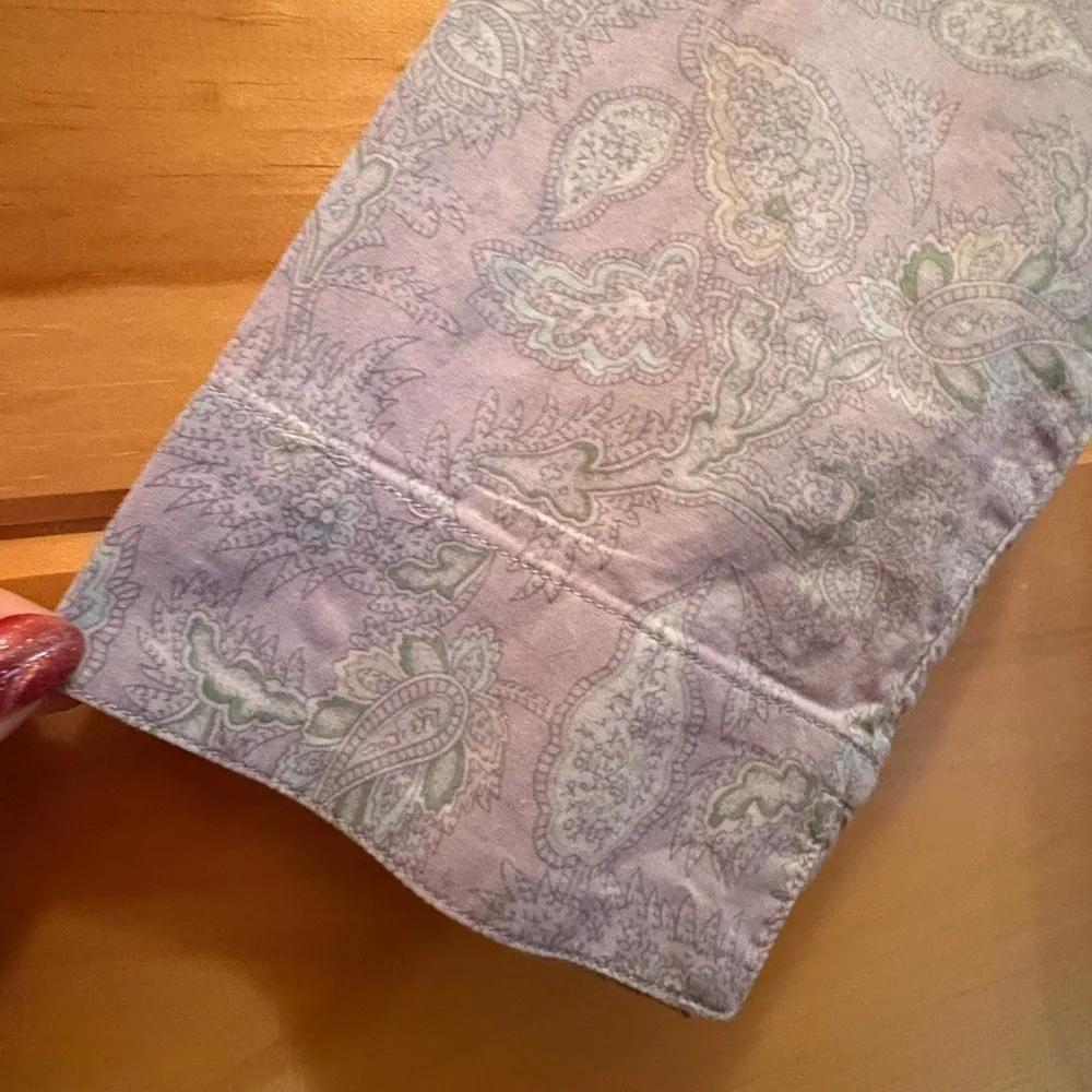 GAP Purple and Green Button Down Shirt - Image 3