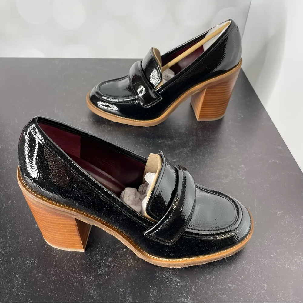 FRANCO SARTO Women’s Raven Pumps Black Faux Leather Sz 8.5 - Image 5