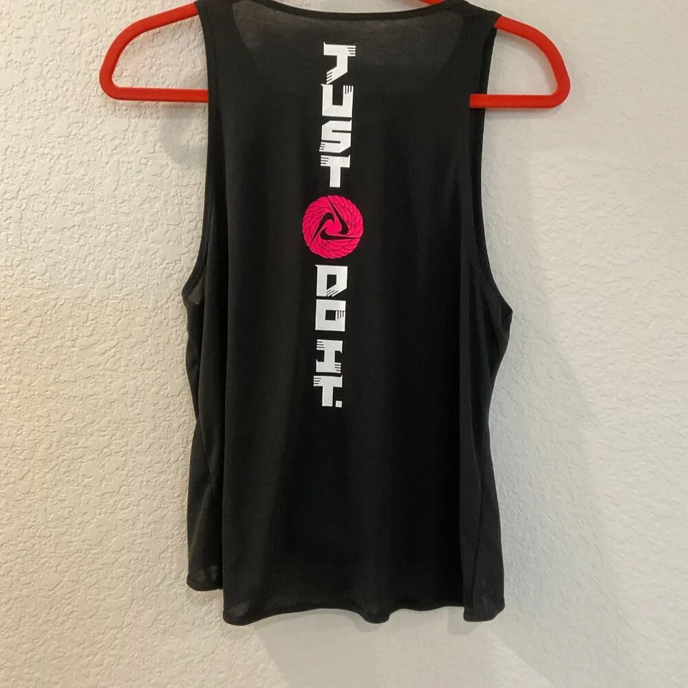 Nike Icon Clash Tank Top Black Just Do It - Image 7