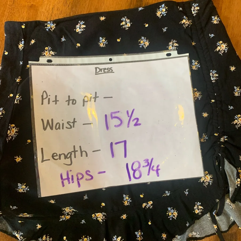 Forever 21 Floral Mini Skirt Large Black Adjustable Drawstring Front Ruffle - Image 6