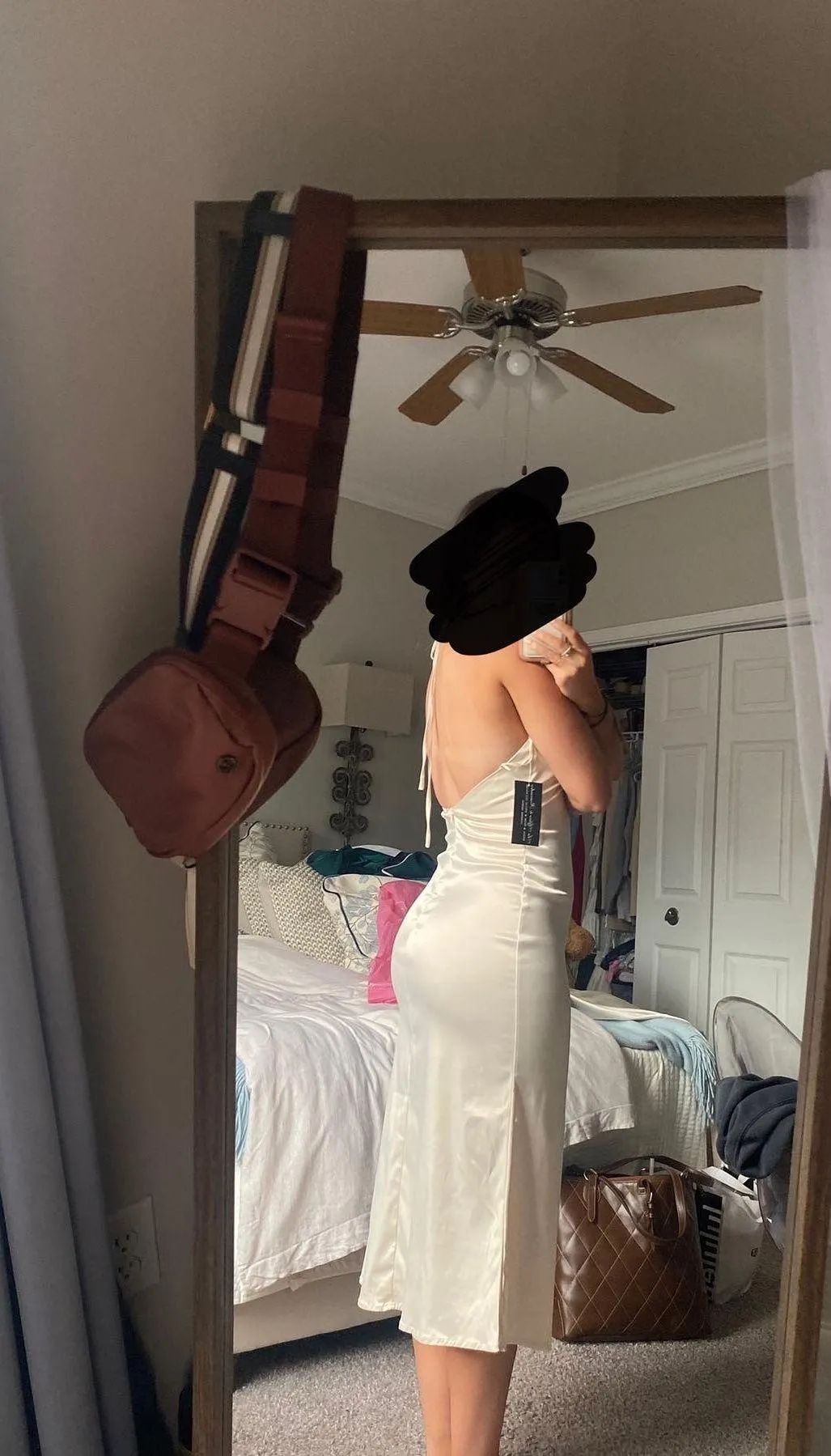 Bridal store champagne dress Tan - Image 3