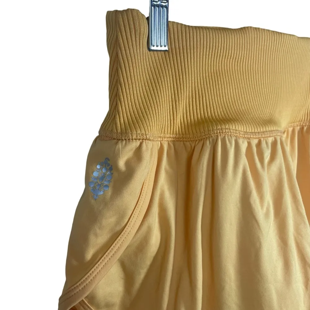 Free People Movement Game Time High Rise Shorts in Orange Size S - Image 9