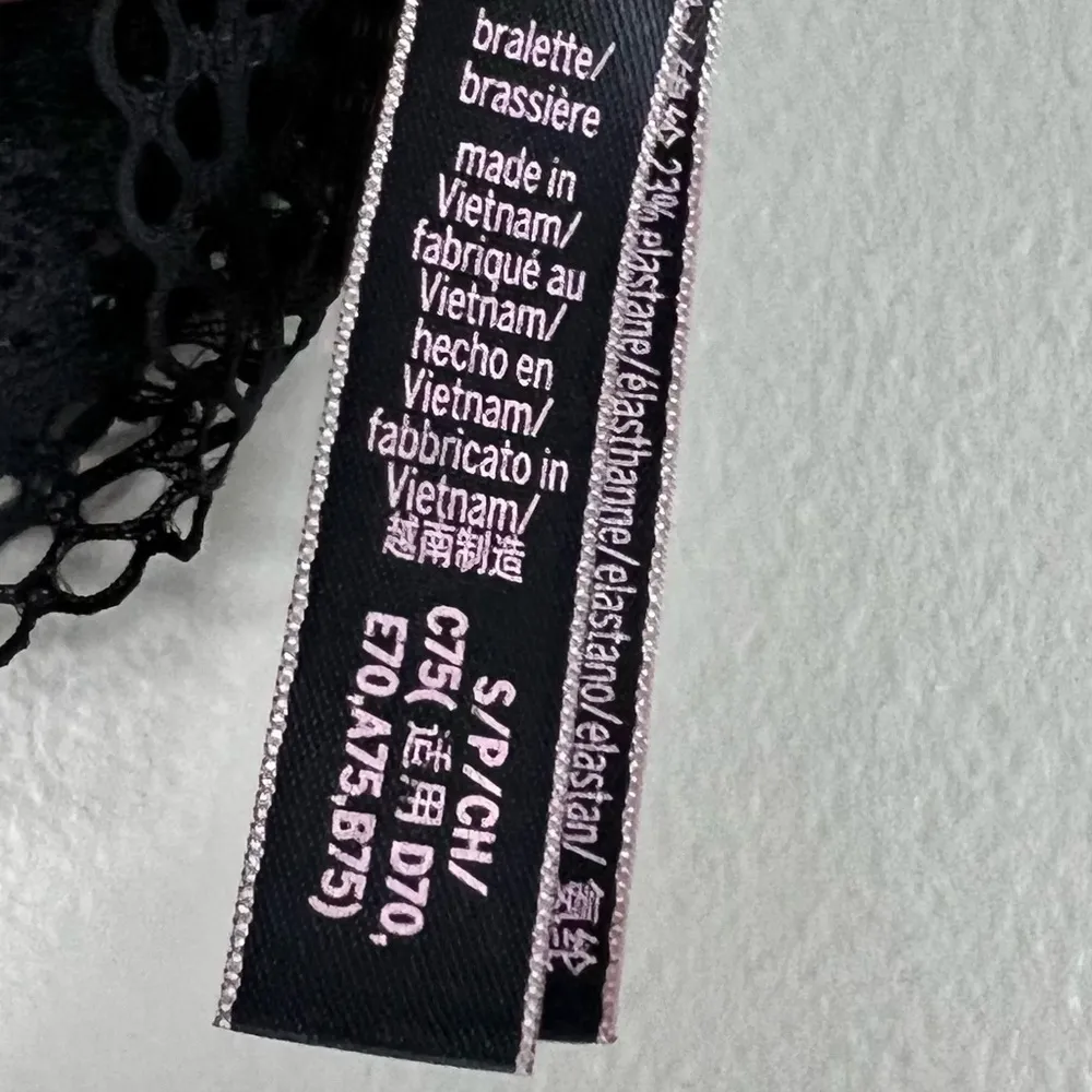 Victoria’s Secret Black Sheer Bralette - Image 3