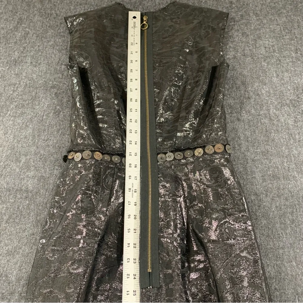 $2700 LANVIN Black Woven Crew Neck A - Image 11