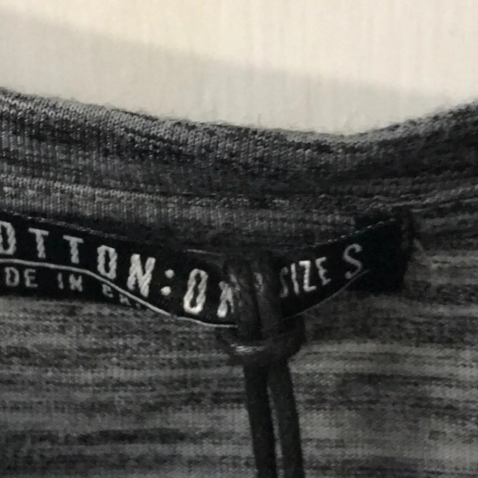 Cotton On Gray Knot Front Top S NEW Casual Futuristic Minimalist Cozycore Tunic - Image 8