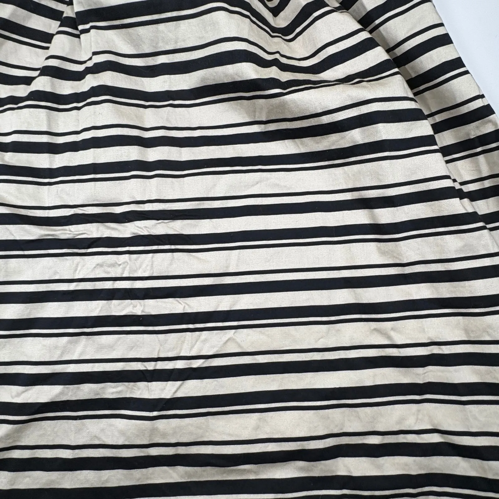 Motherhood Maternity Stripe Fit & Flare Dress‎ Women's M Sleeveless Black White - Image 2