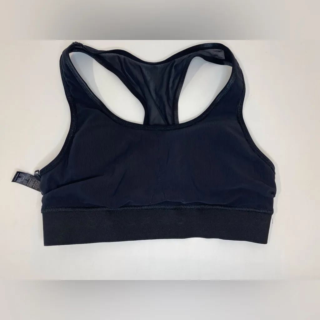 Koral Women’s Mesh-Back‎ Racerback Black Pink Sports Bra Size S - Image 7