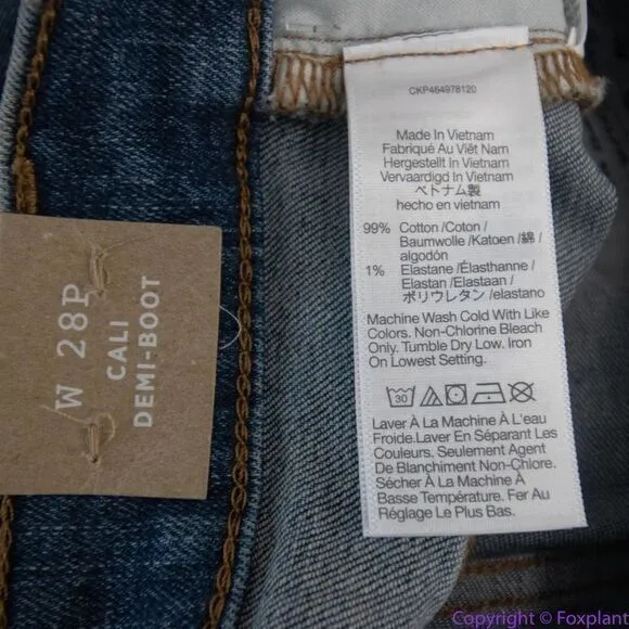 NEW Madewell‎ Petite Cali Demi-Boot Jeans in Glenside Wash, 28P - Image 17
