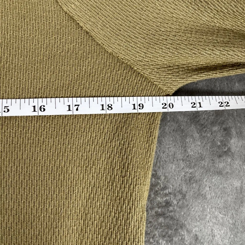 We The Free People Snowy Thermal Tunic Women’s M Green Gauzy Lounge Lagenlook - Image 8