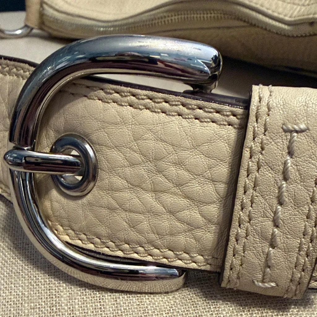 Coach Beige Leather Hobo Bag, PROJECT BAG (for the strap) - Image 6