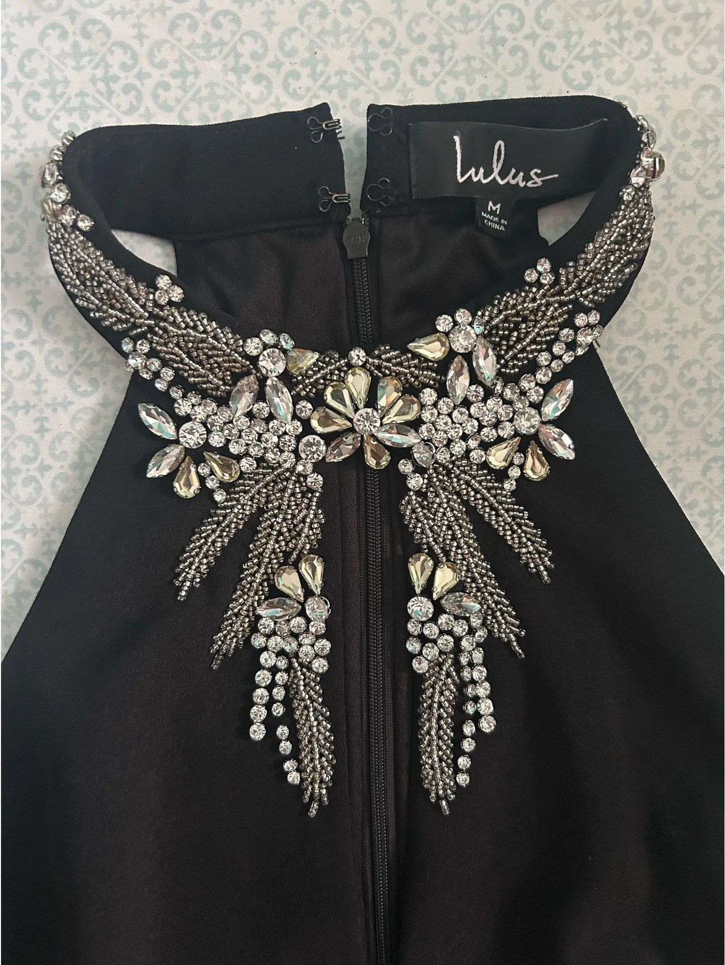 Lulus Alluring Evening Black Beaded Bodycon Dress - Image 7