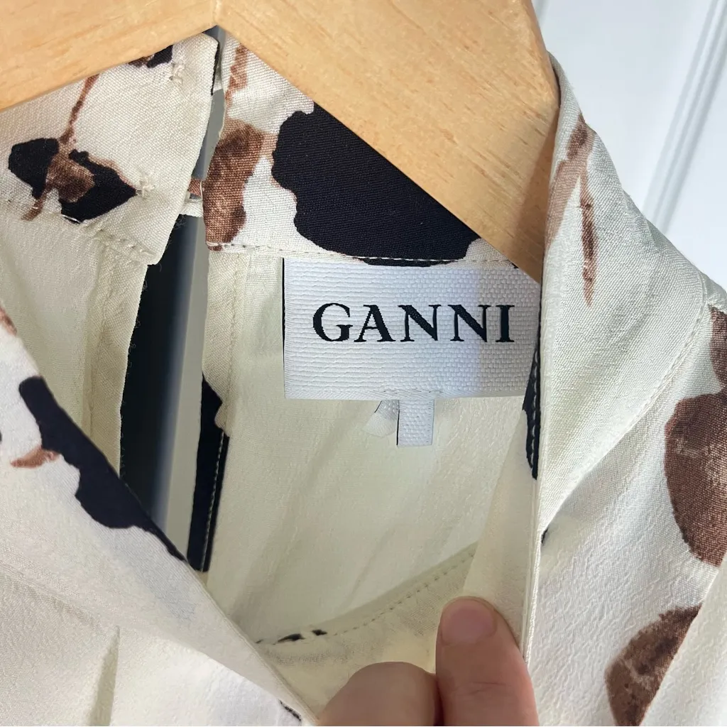 Ganni Ryder Crepe Dress - Image 7