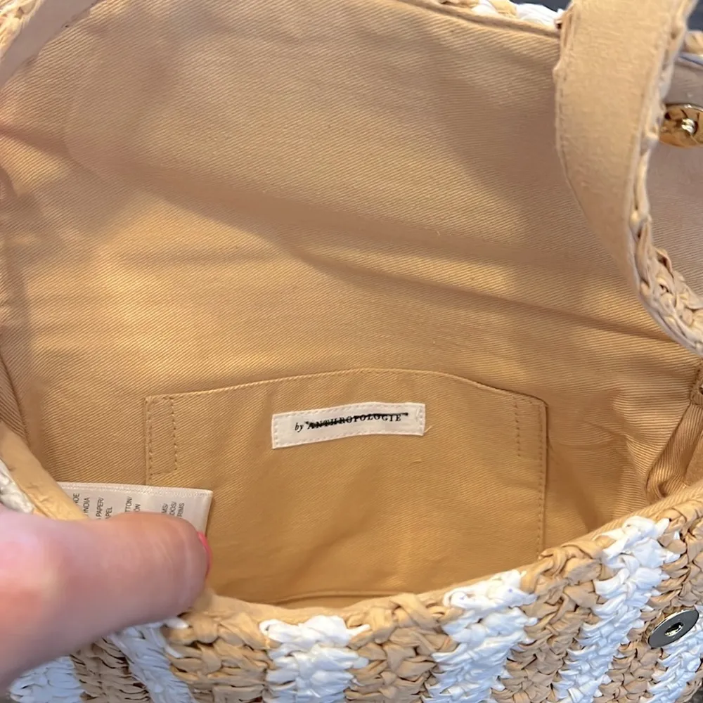 NWOT  Striped Ravi’s Shoulder Bag - Image 4