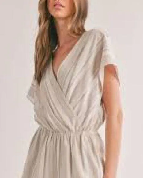 Sage The Label Elegant Cream Jumpsuit - Image 2
