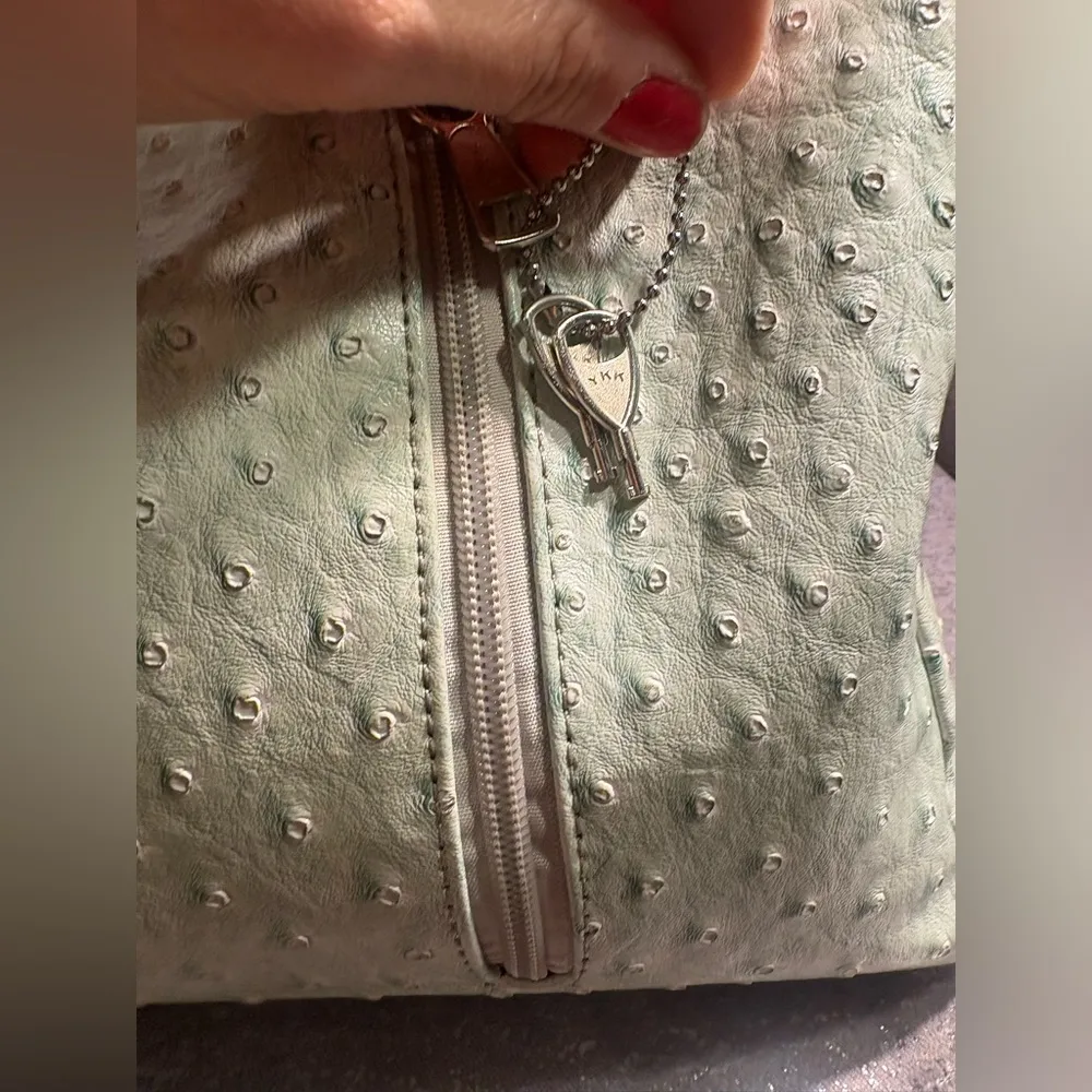 Urban Moxy Tote Bag with Chain Detail Green - Image 5