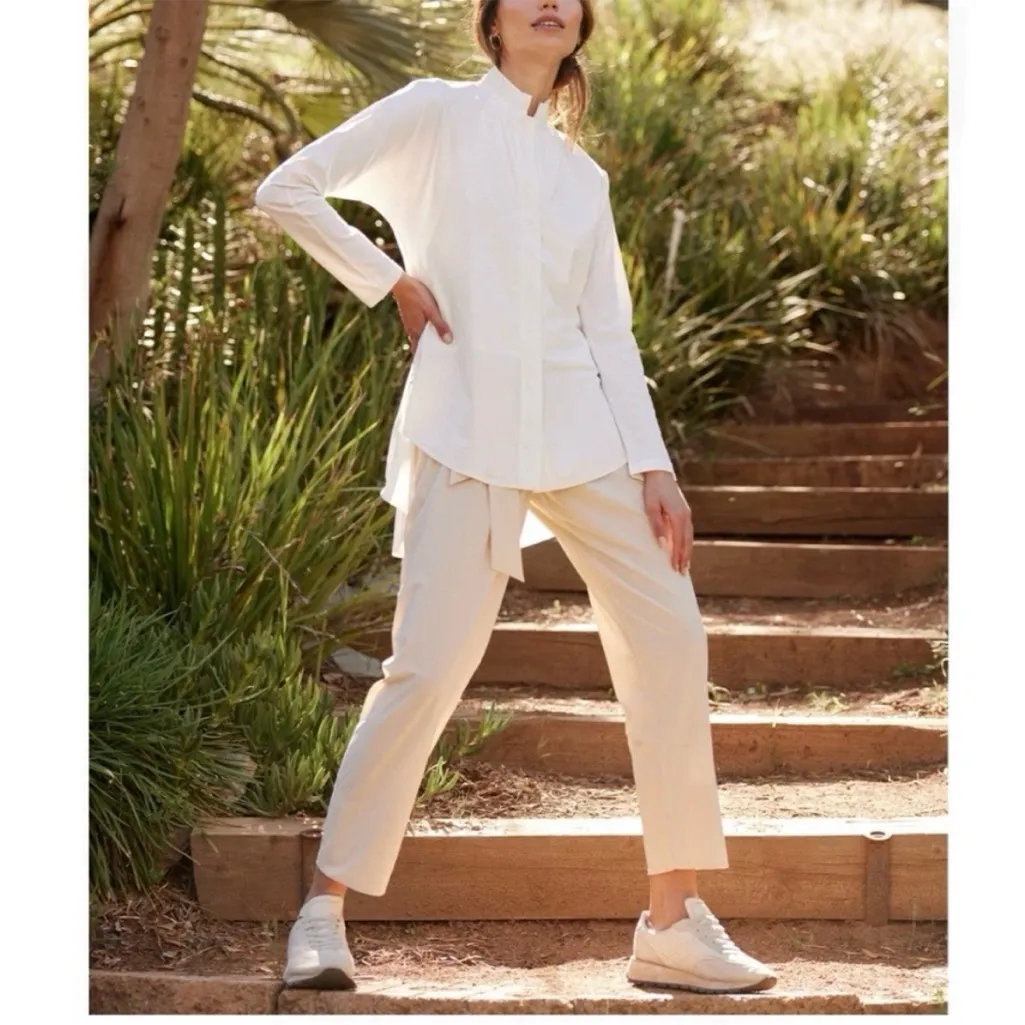 Aday Easy Days Pants in Oat size M - Image 3