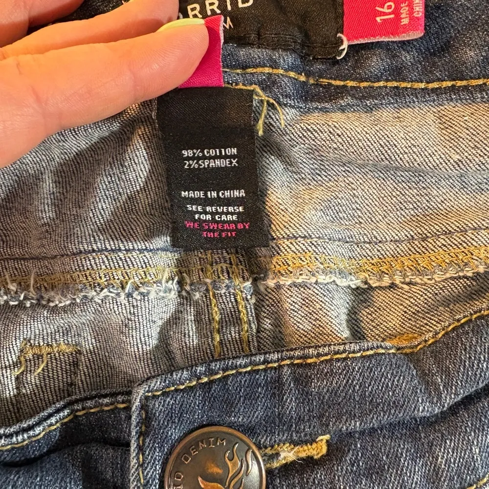 Torrid Blue Straight Leg Jeans Classic Denim - Image 4