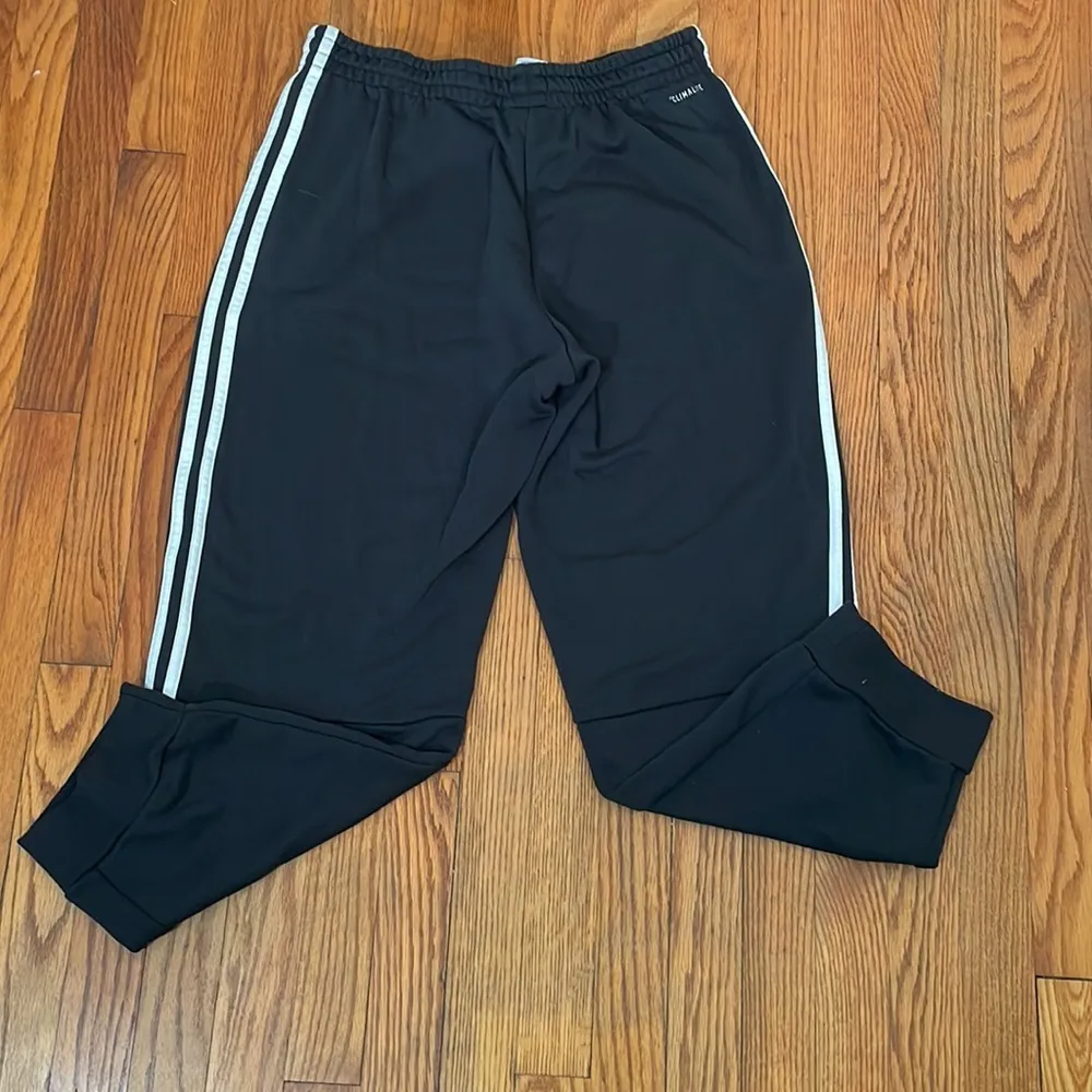 Adidas Climalite Terry Cloth Cropped Jogger Black size‎ L - Image 2