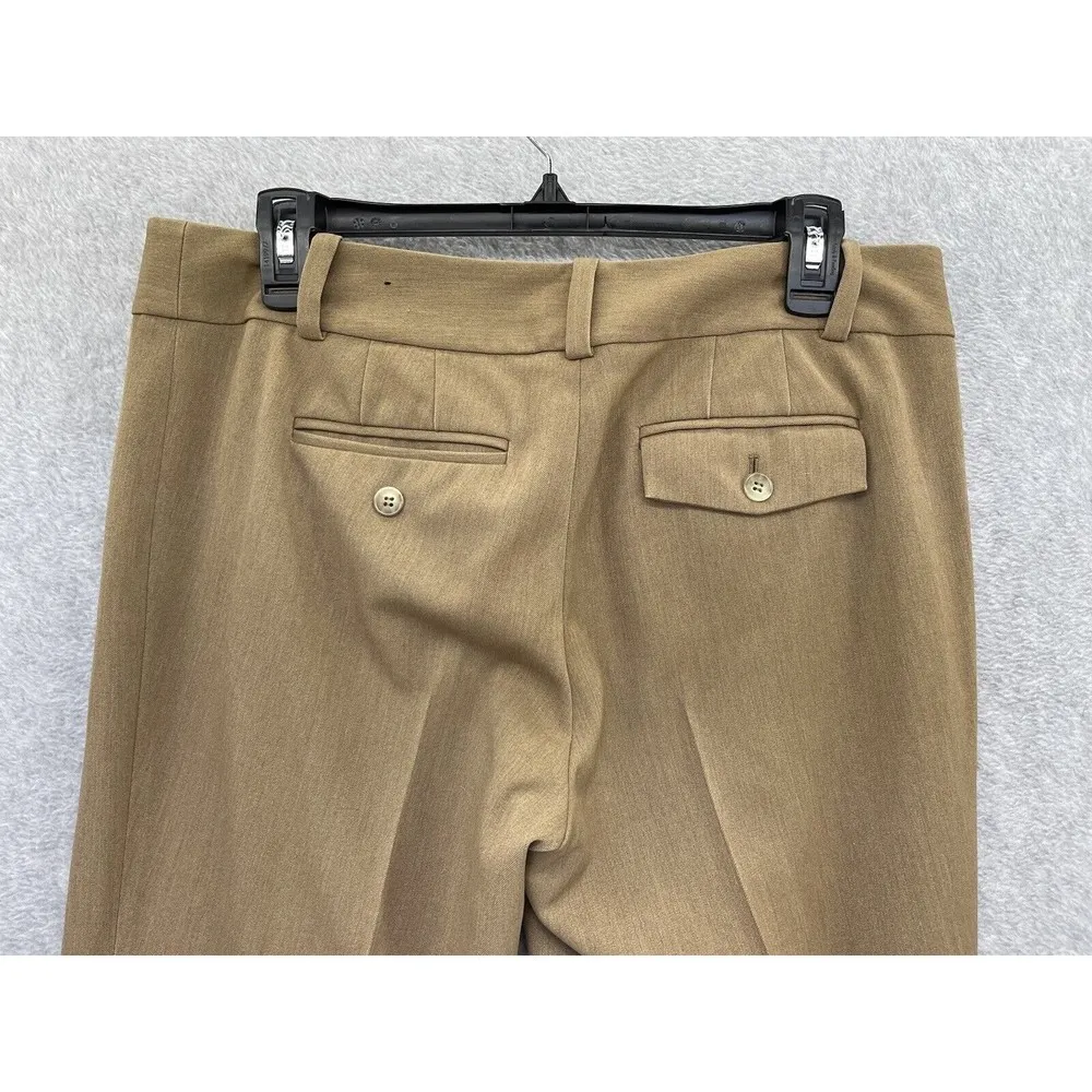 Ann Taylor Women's Brown Modern Trouser Pants Size 6 Bootcut Faux Pocket - Image 6