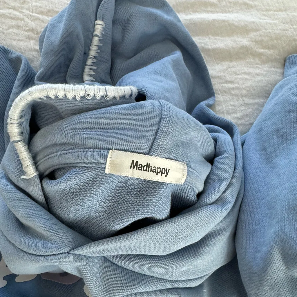 Blue madhappy pastel hoodie - Image 5