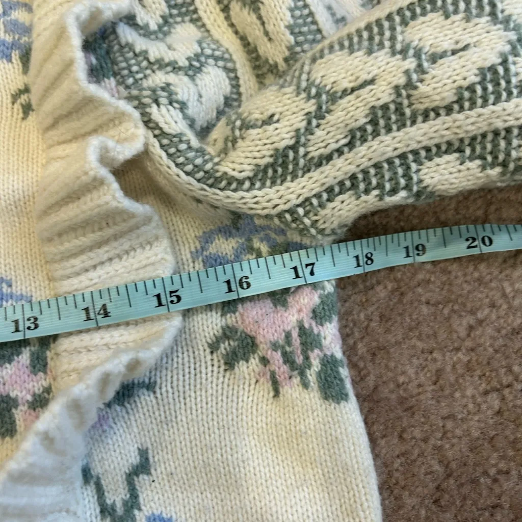 LoveShackFancy Warwick Pullover Sweater in Dew Drop Cream - Image 10