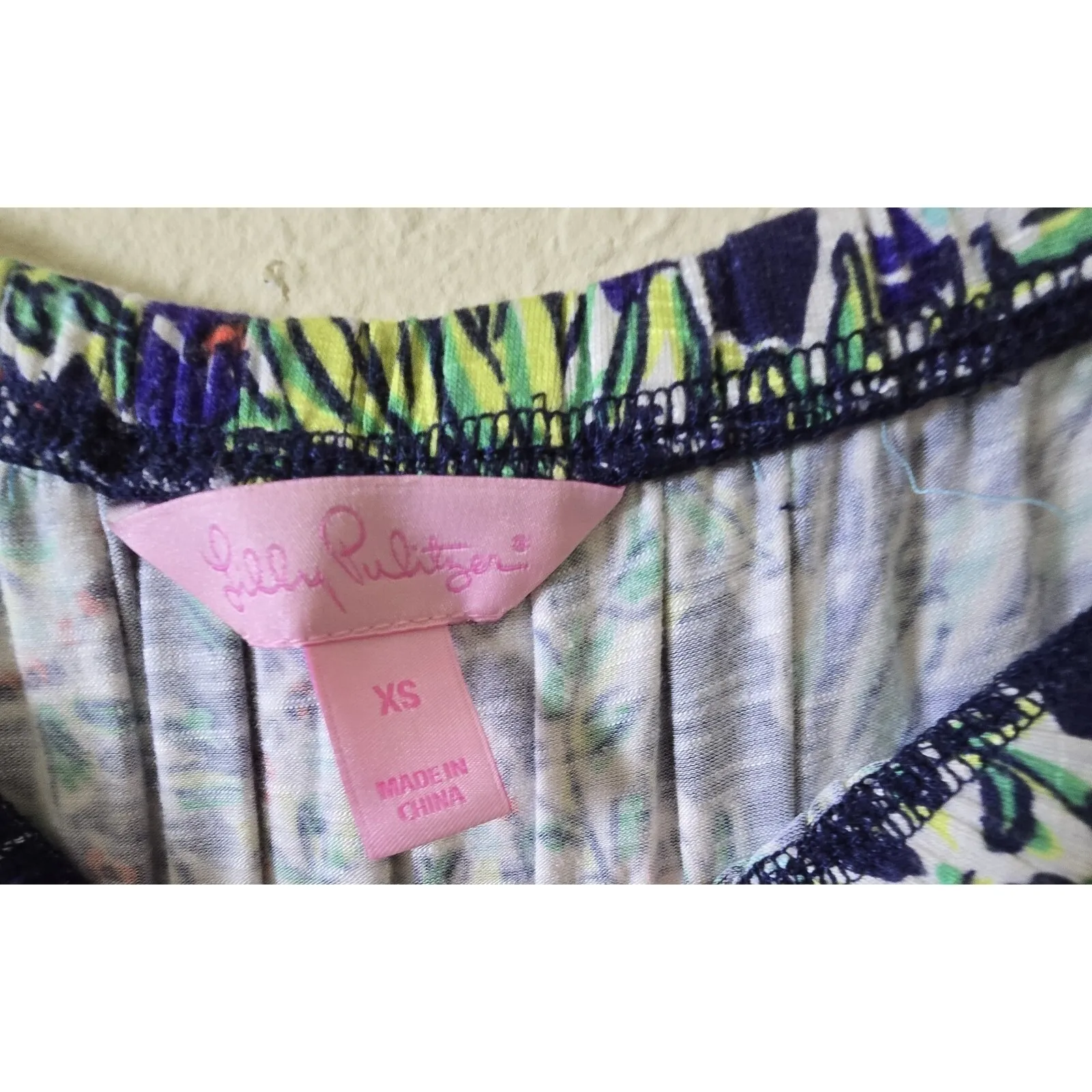 Lilly Pulitzer Strapless Dress Floral Print Casual Sun Dress‎ XS - Image 3