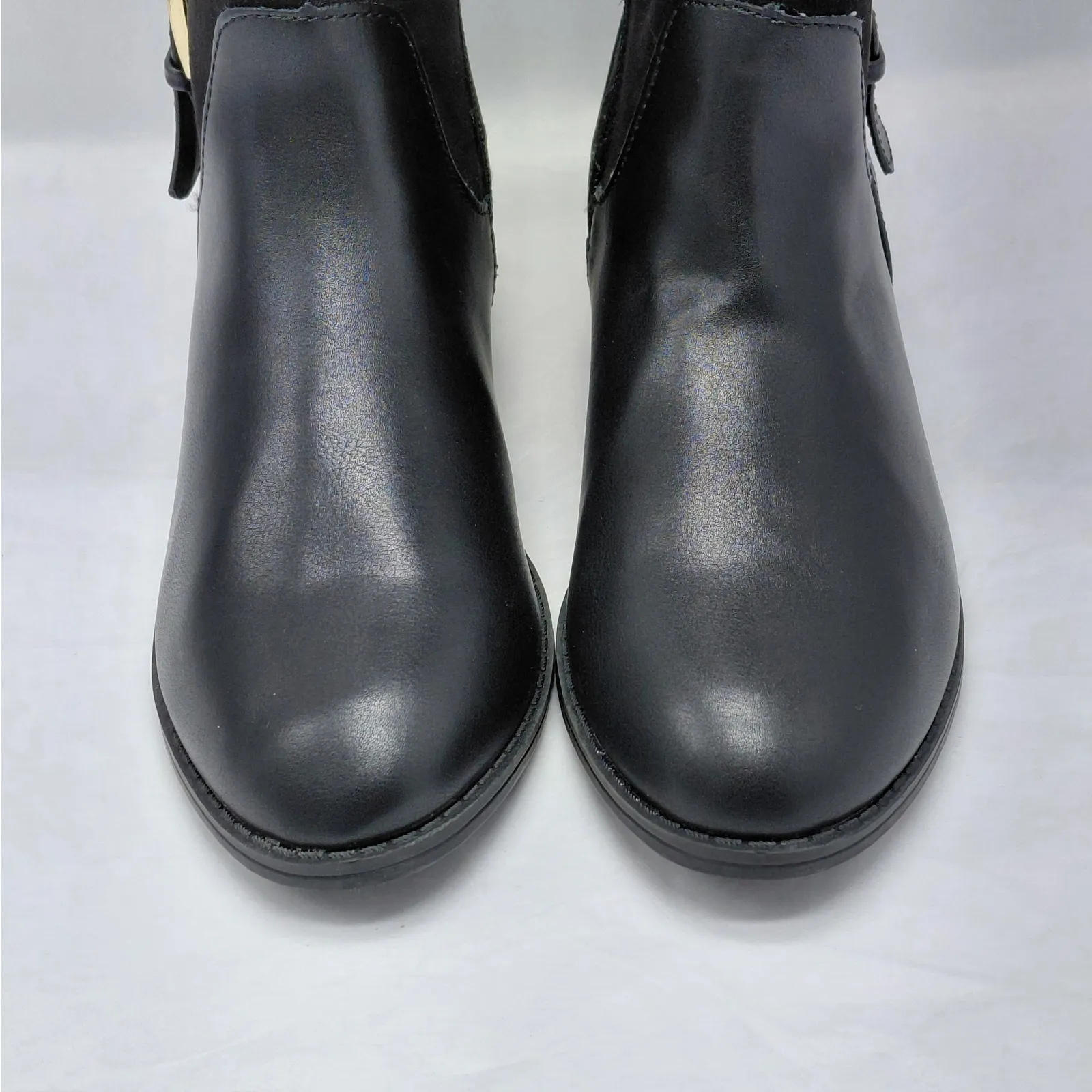 Karen Scott Womens Knee High Riding Boots 6M Black Western Buckle Equestrian - Image 9