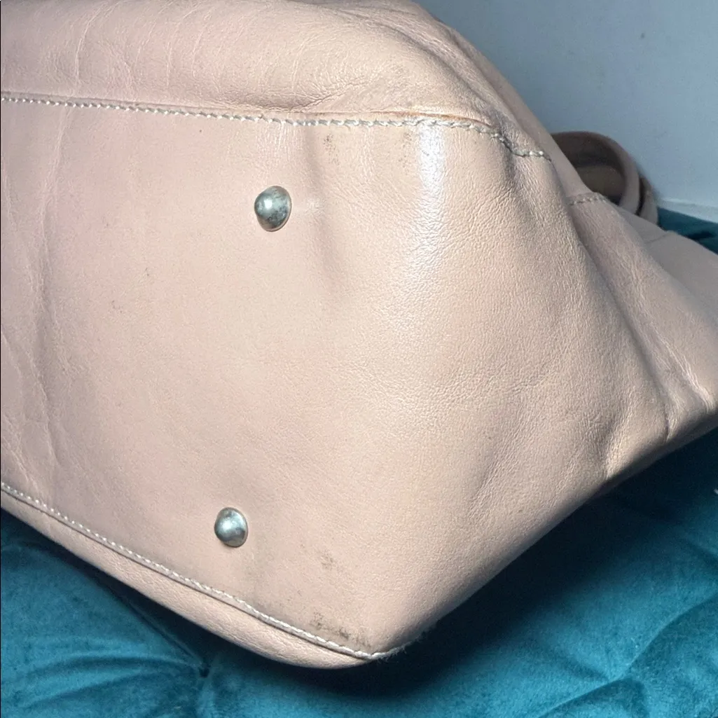 Furla Blush Leather Tote - Image 5