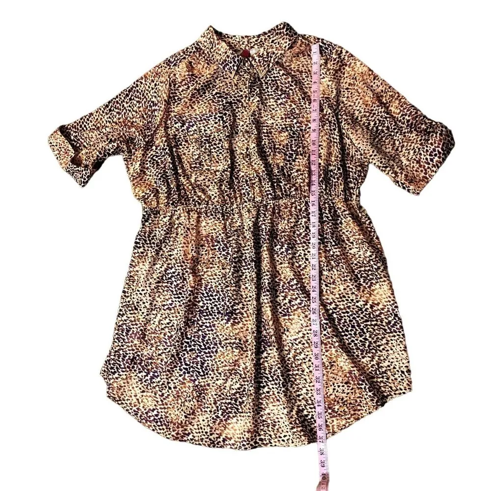 Pure Energy Tunic Dress Womens 3 (3X) Used Animal Print - Image 12