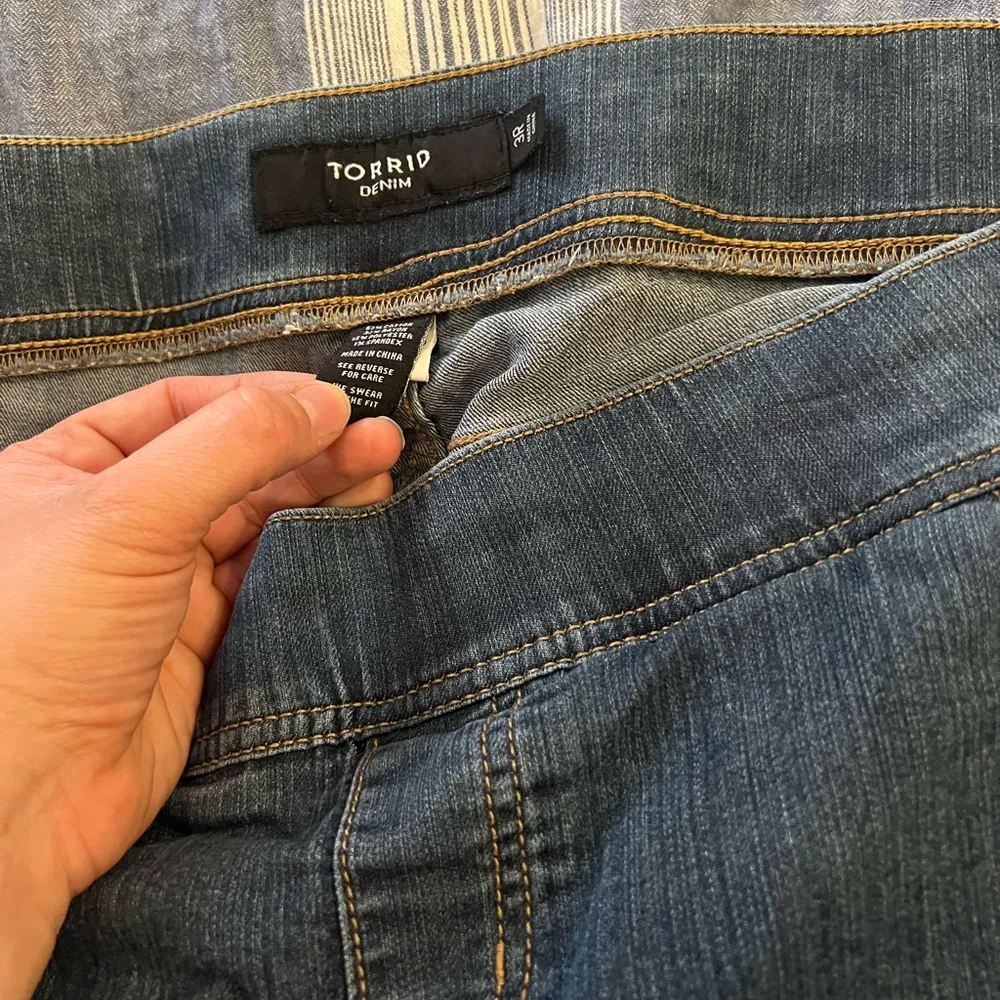Torrid 3R rust blue stretch denim skinny - Image 5