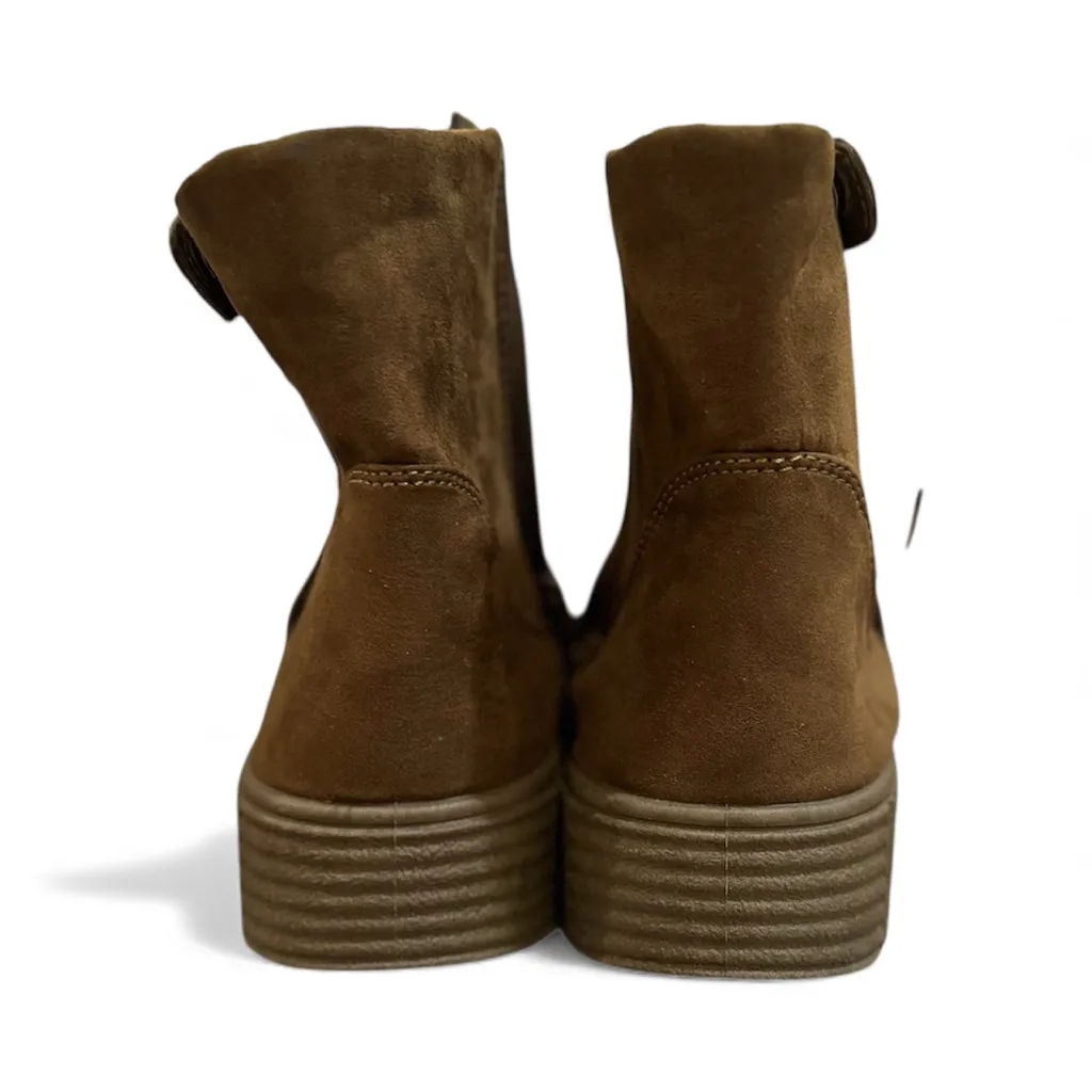 Army Green Platform Combat Boots Zip And Lace Up Punk Women's Size 10 (EU 40) - Image 6