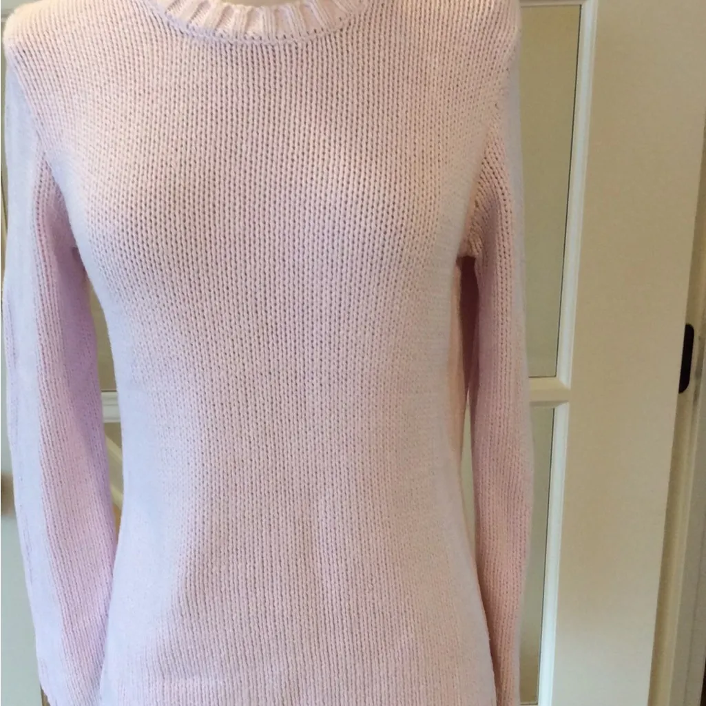 Light Pink Knit Sweater Size M - Image 3