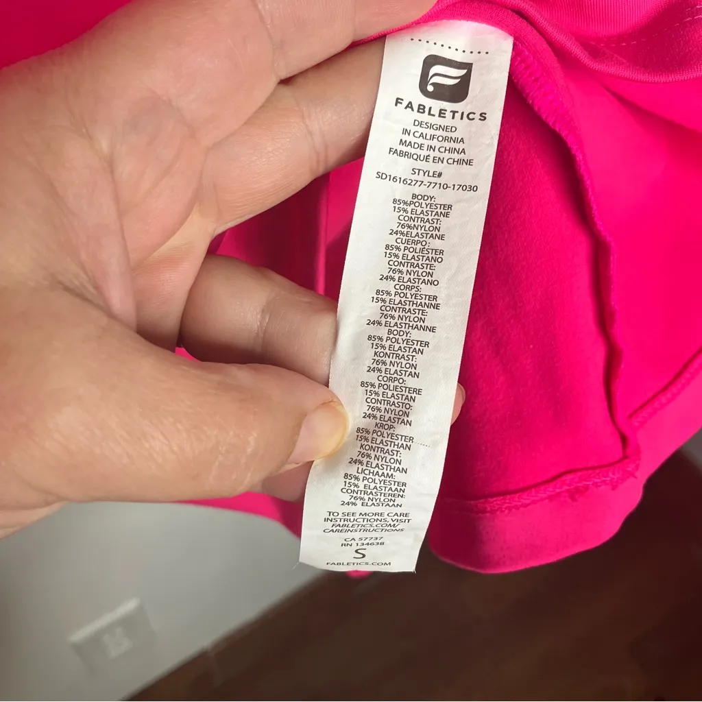 Fabletics Tropez Dress magenta hot pink Barbiecore women’s size‎ small casual - Image 5