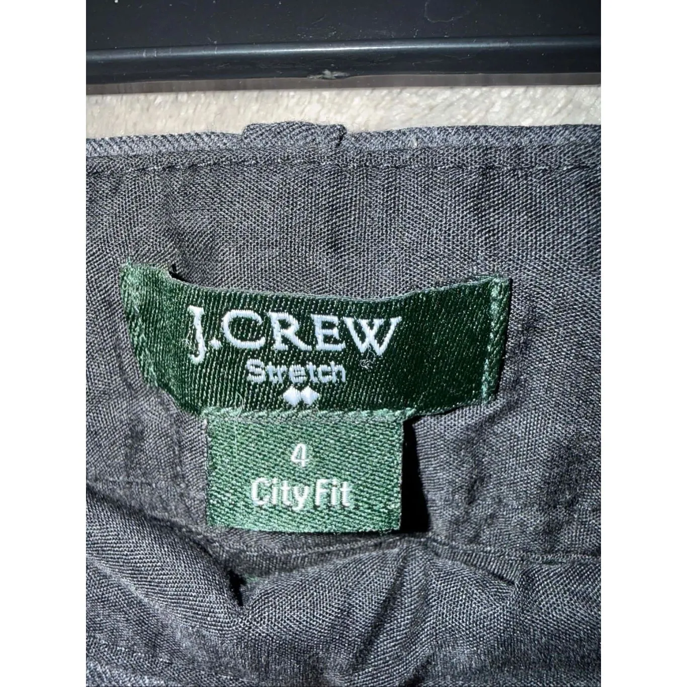 J. Crew City Fit Stretch Wool Blend Cropped Trousers Women’s Size 4 – Gray Dress - Image 5