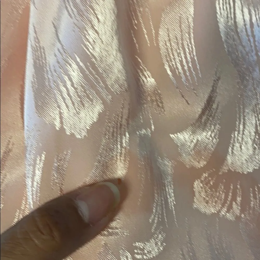 Vintage Liz Roberts dress shimmer and shine peach cottage core granny core - Image 10