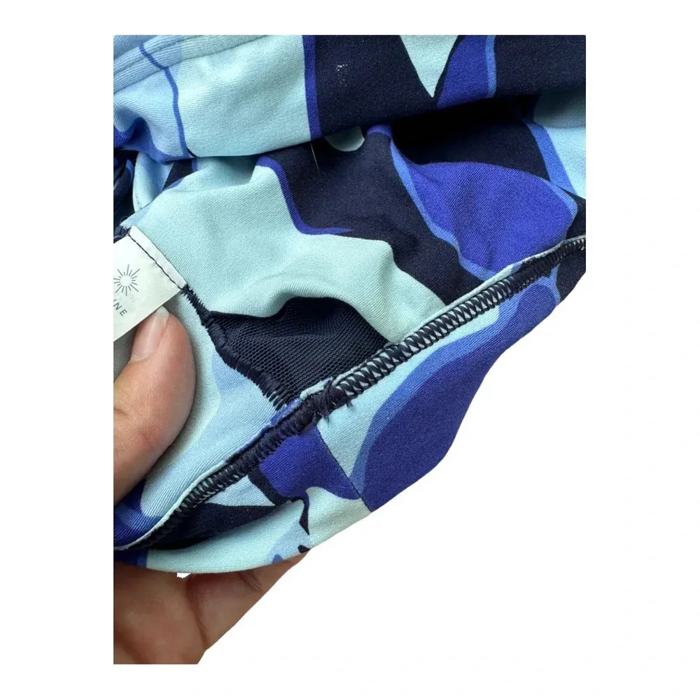 Aerie Offline Blue Ruched Sports Bra // Size XL - Image 7