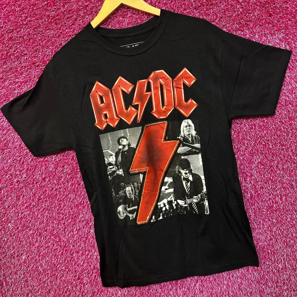 AC/DC Retro Rock Tshirt size Medium - Image 3