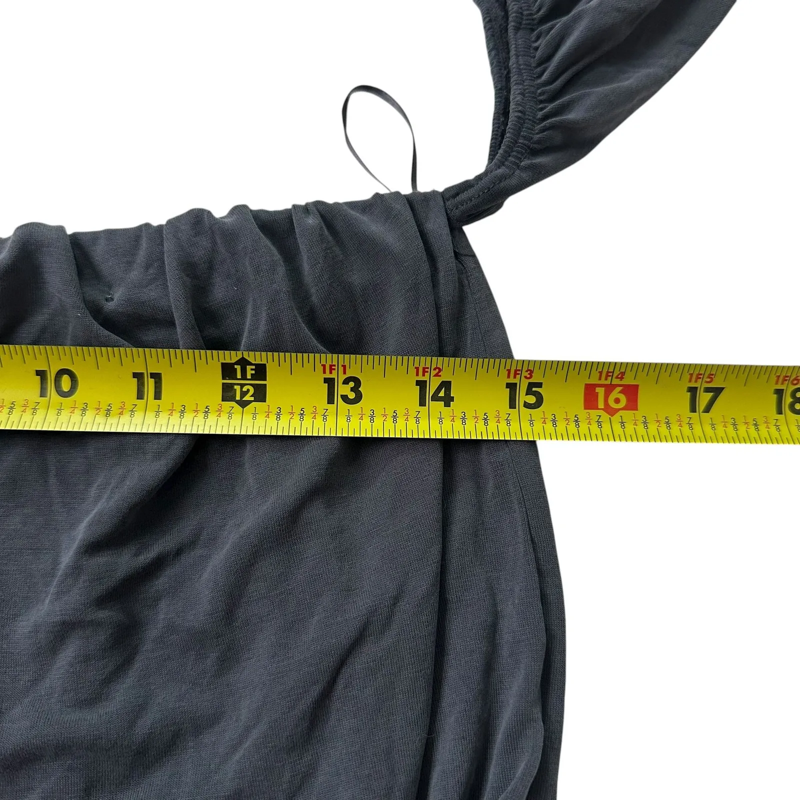 Lavender Field Gray Strapless Cold Shoulder Crop Top Women's Size Small | 25-9-2 - Image 6