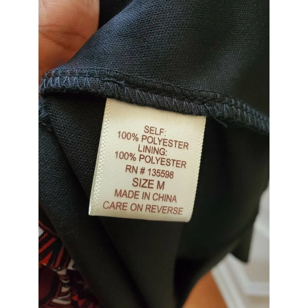 Liberty Love Overlay Boho Long Sleeve Dress SZ Med - Image 4