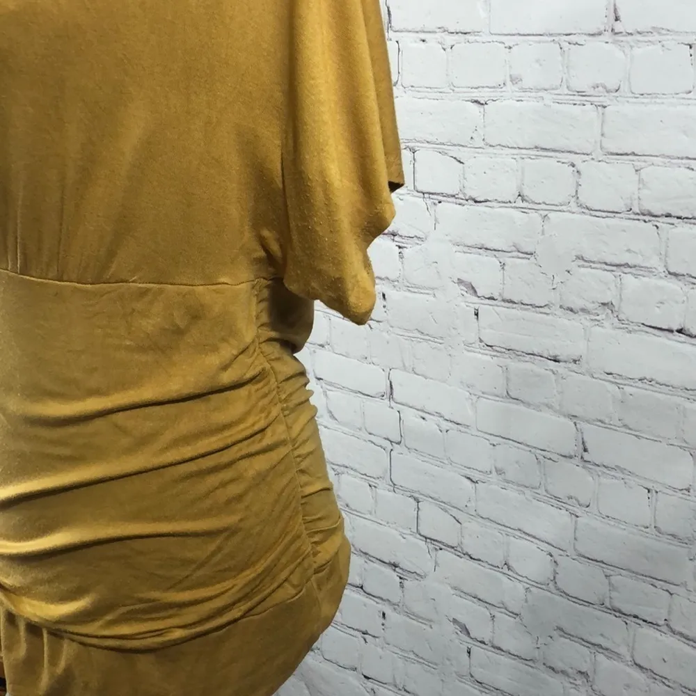 Dress Barn Scoop Neck Cinched Side Top - Image 2