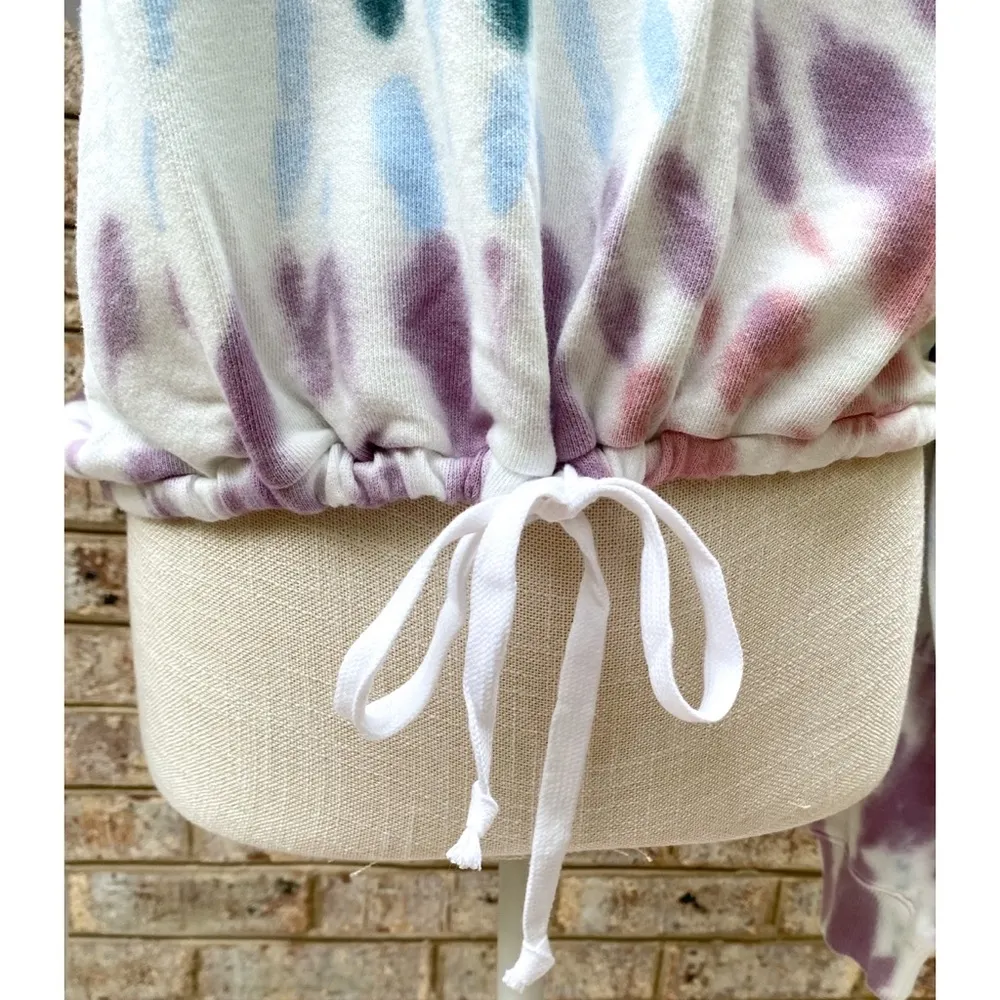 NWT Lucky Brand Tie Dye Crop Sweatshirt - Image 8