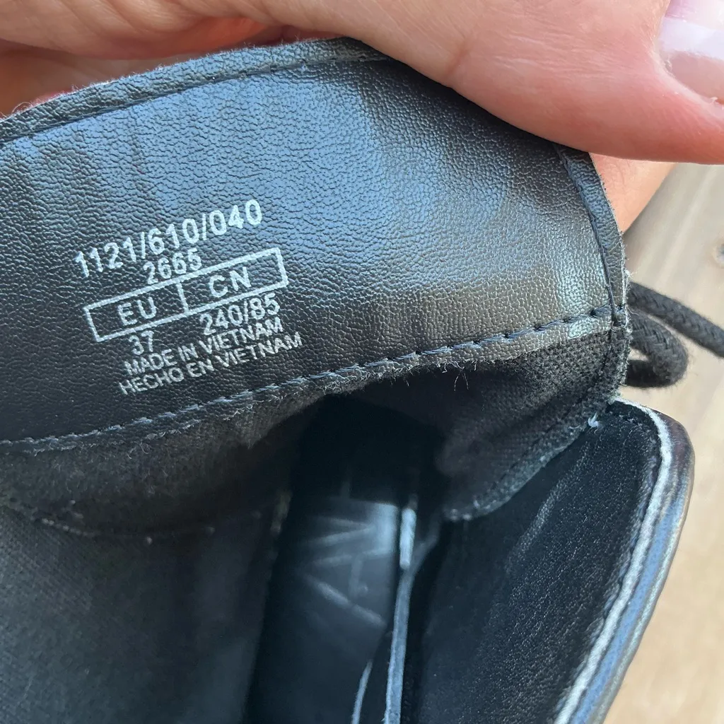 ZARA leather combat boots 🔥🔥 - Image 8