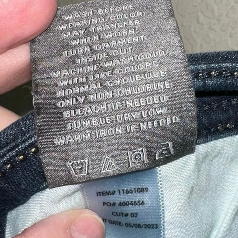 Torrid Luxe Slim Boot Dark Denim Jeans Regular - Image 5