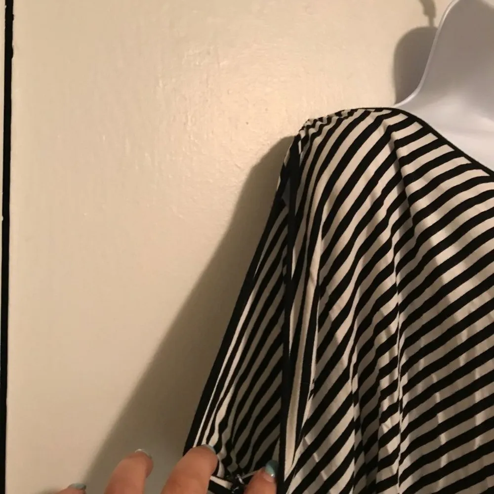 Kenneth Cole Off The Shoulder Asymmetrical Shirt - Image 2