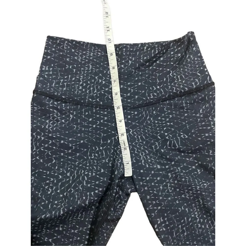 Lululemon True Self Crop II Samba Snake Battleship Black leggings 6 - Image 7