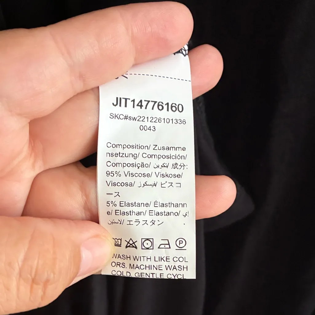 🆕ROMWE Black Contrast Mesh Lace Up Front Split Thigh Cami Dress L🆕 - Image 13